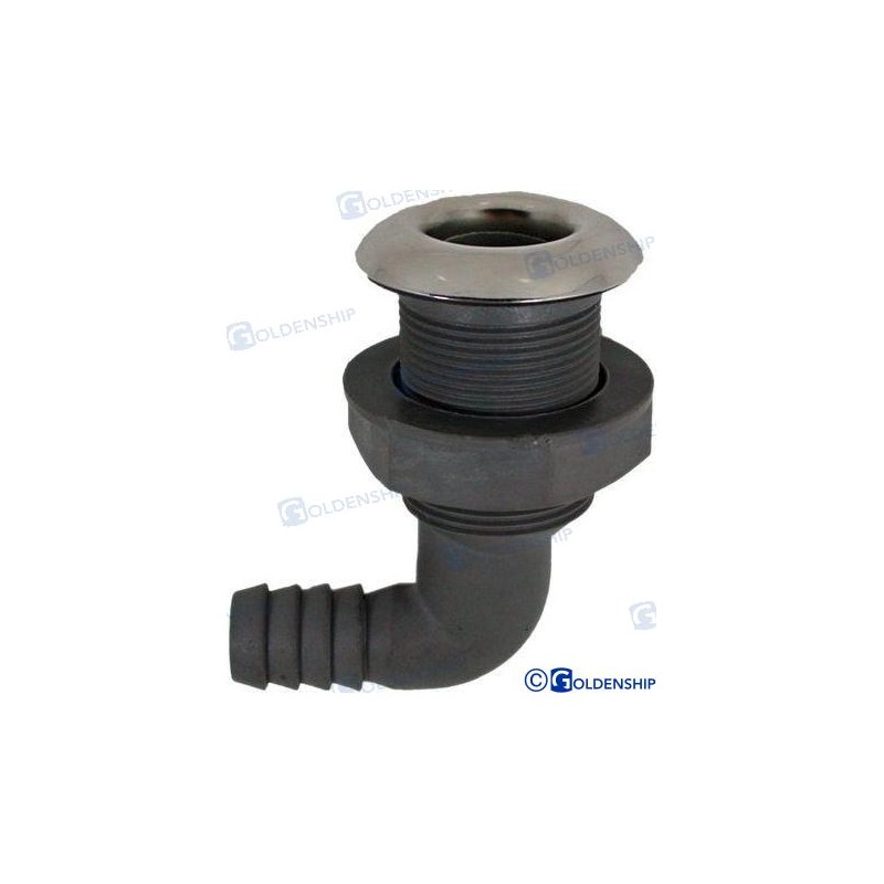 PASACASCOS NYLON/INOX 90º 3/4