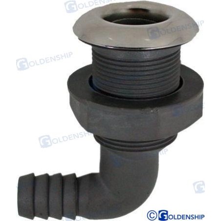 PASACASCOS NYLON/INOX 90º 3/4