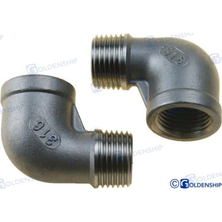 ELBOW 90º M-F STAINLESS STEEL 1/2 (2)