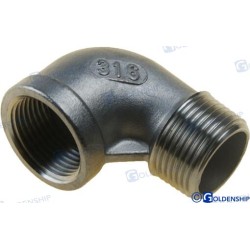CODO 90º M-H INOX 3/4