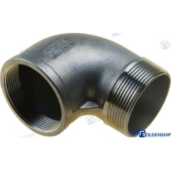 CODO 90º M-H INOX 2