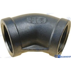 CODO 45º H-H INOX 3/4