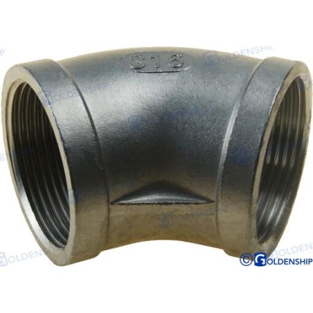 CODO 45º H-H INOX 1-1/2