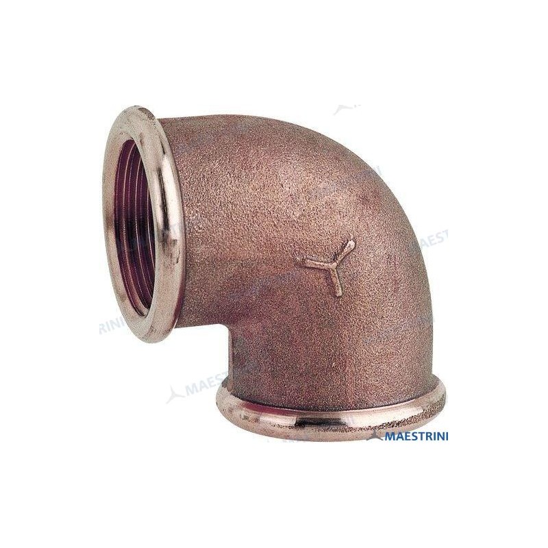 ELLENBOGEN F/F 90º BRONZE 3/4