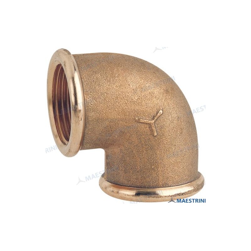 BRASS ELBOW 90º H.H. 3/4'' CR BRASS