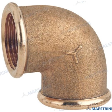 CODO LATON 90º H.H. 3/4'' EN LATON CR