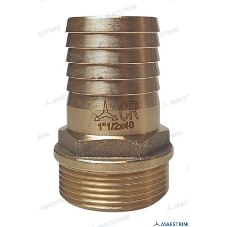 CONNECTION 1''1/2 X 40 M. IN CR BRASS