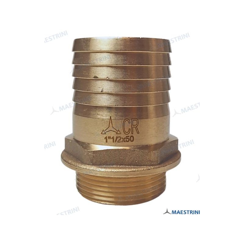 ANSCHLUSS 1''1/2 X 50 M. AUS CR-MESSING