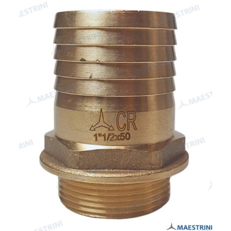 ANSCHLUSS 1''1/2 X 50 M. AUS CR-MESSING