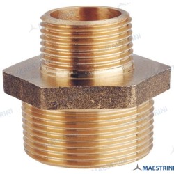 ANSCHLUSS 1''1/2 X 1'' M.M. AUS CR-MESSING