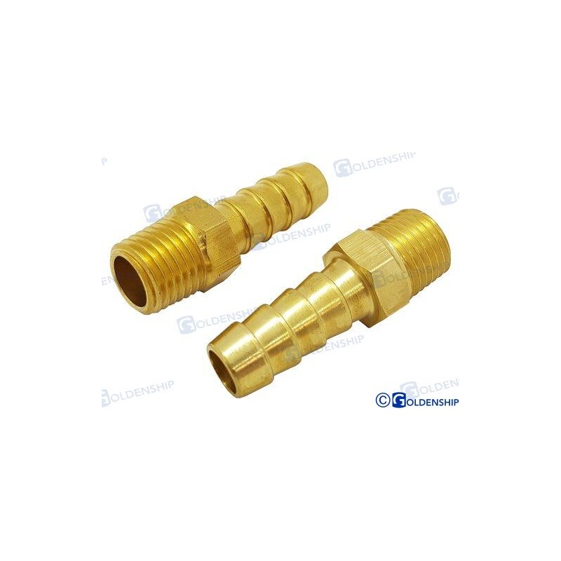ENTRONQUE LATON NPT 1/4X3/8 (2)