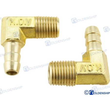 90º NPT-ANSCHLUSS 1/4 X 5/16 (2ER-PACKUNG)