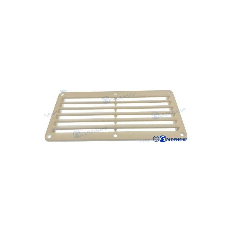 REJILLA VENT. ABS 257X123.8MM BLANC
