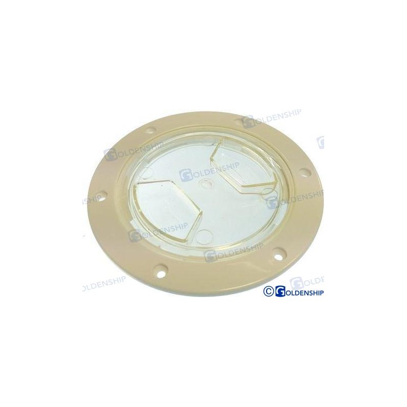 TAPA REGISTRO 127MM TRANSPARENTE