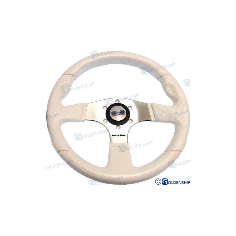 ATLANTIC STEERING WHEEL 330 MM. WHITE