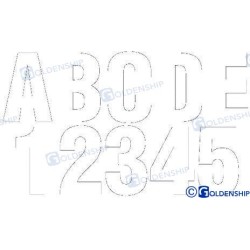 KIT NUMEROS Y LETRAS BLANCO