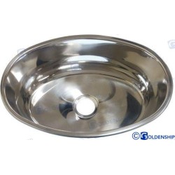 FREGADERO OVAL C/DESAGÜE - EXT. 265X390