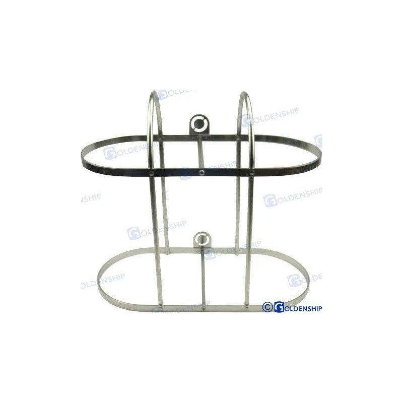SOPORTE 2 DEFENSAS INOX 2X20 CM