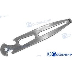LLAVE GRILLETES 112*21 MM AISI304