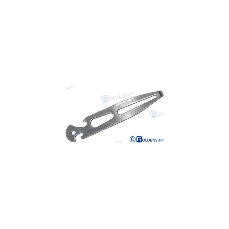LLAVE GRILLETES 112*21 MM AISI304