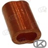 CASQUILLO BRONCE P/CABLE 3MM. (6)