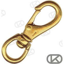 DREHBARER BRONZE-KARABINER. 115MM (10)