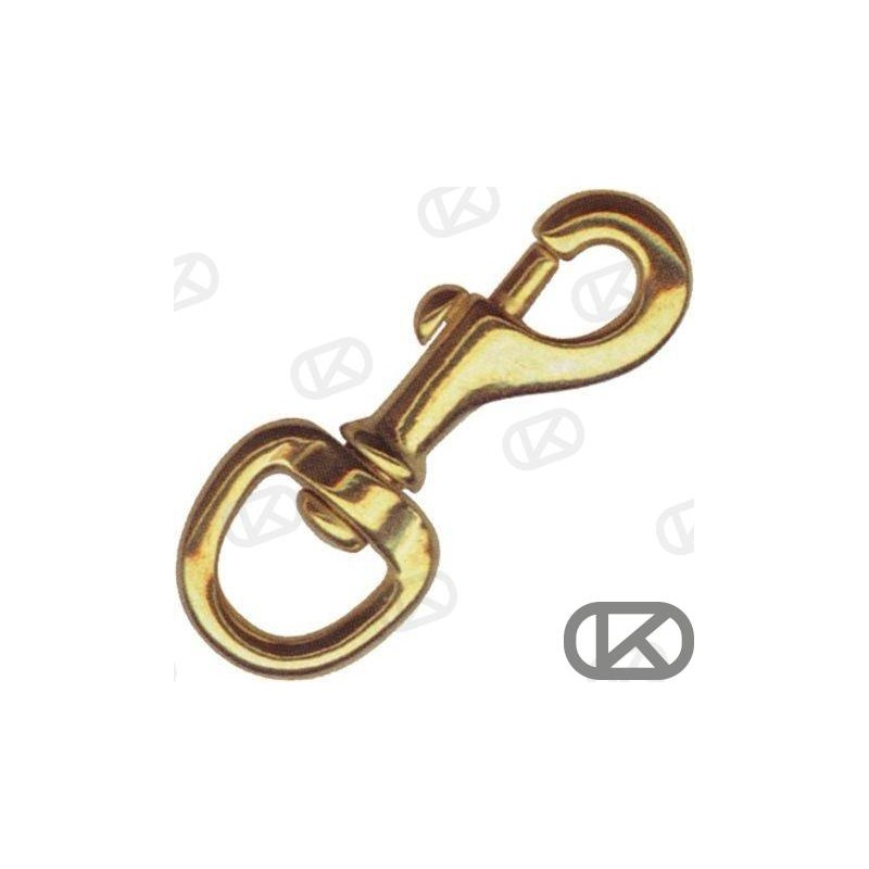 MOSQUETON BRONCE GIRAT. 65MM.