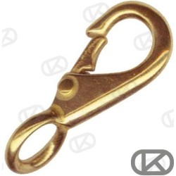 MOSQUETON BRONCE FIJO 82MM.