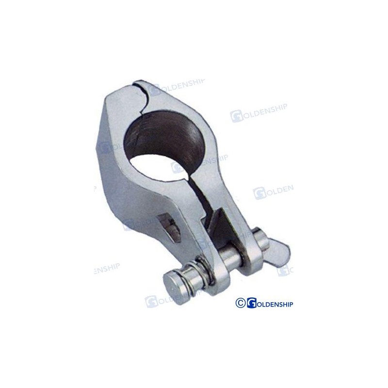 ABRAZADERA ABIERTA INOX 1 C/PASADOR