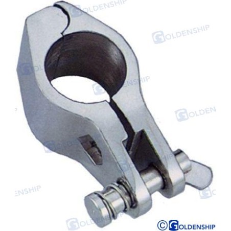 ABRAZADERA ABIERTA INOX 1 C/PASADOR