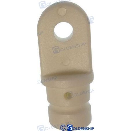 TERMINAL MACHO NYLON BLANCO 16 MM (2)