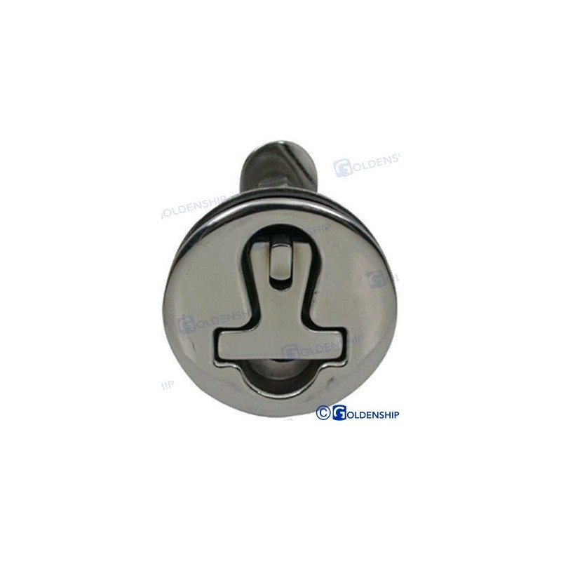 TIRADOR INOX T C/LLAVE D. 79MM