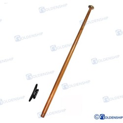 Fahnenmast aus Holz, 60 cm.