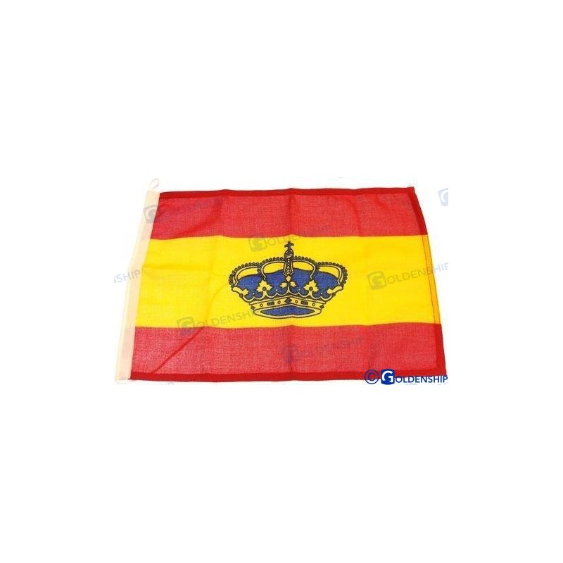 BANDERA ESPAÑOLA 20X30 C/CORONA