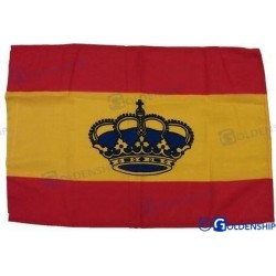 BANDERA ESPAÑOLA 30X45 C/CORONA