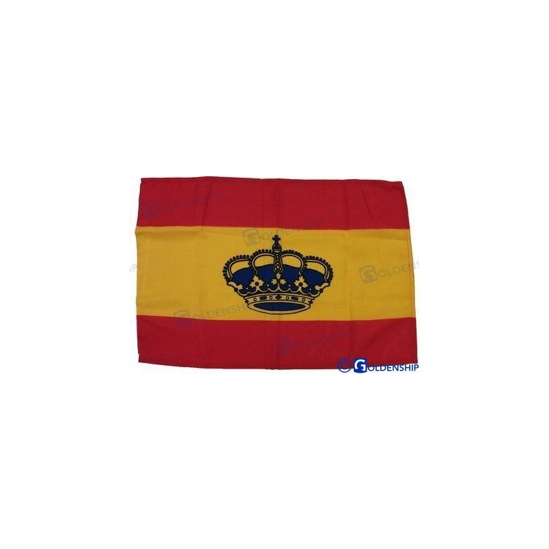 BANDERA ESPAÑOLA 30X45 C/CORONA