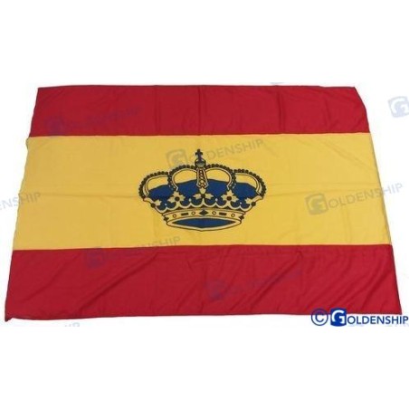 BANDERA ESPAÑOLA 100X150 C/CORONA