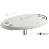 MESA OVAL BLANCA 762 X 457 MM
