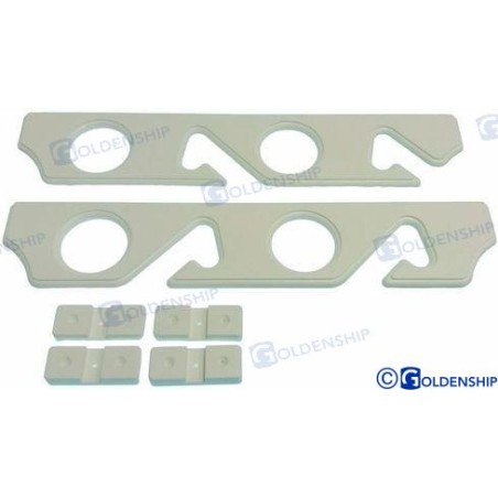 SOPORTE 4 CAÑAS 400X73X12