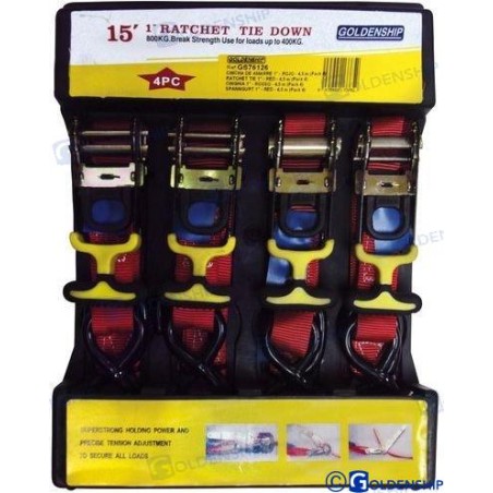 CINCHA AMARRE 1 - ROJO - 4,5 M (4)
