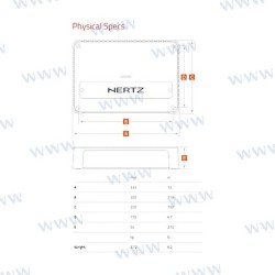 HERTZ VENEZIA V5 5 CH AMPLI 4x220W+1x820