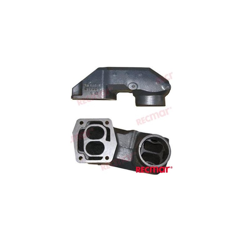 OMC AUSPUFFWINKEL 2,3L