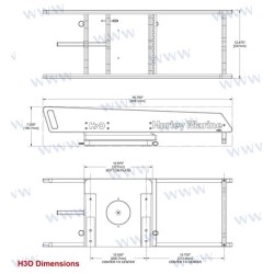 ANCLAJE DAVIT H3O 181KG ELECT
