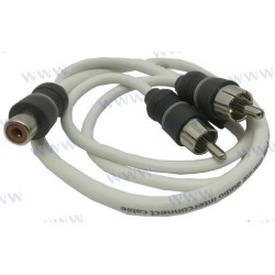 JLAUDIO-KABEL UND ADAPTER 1 BUCHSE AUF 2