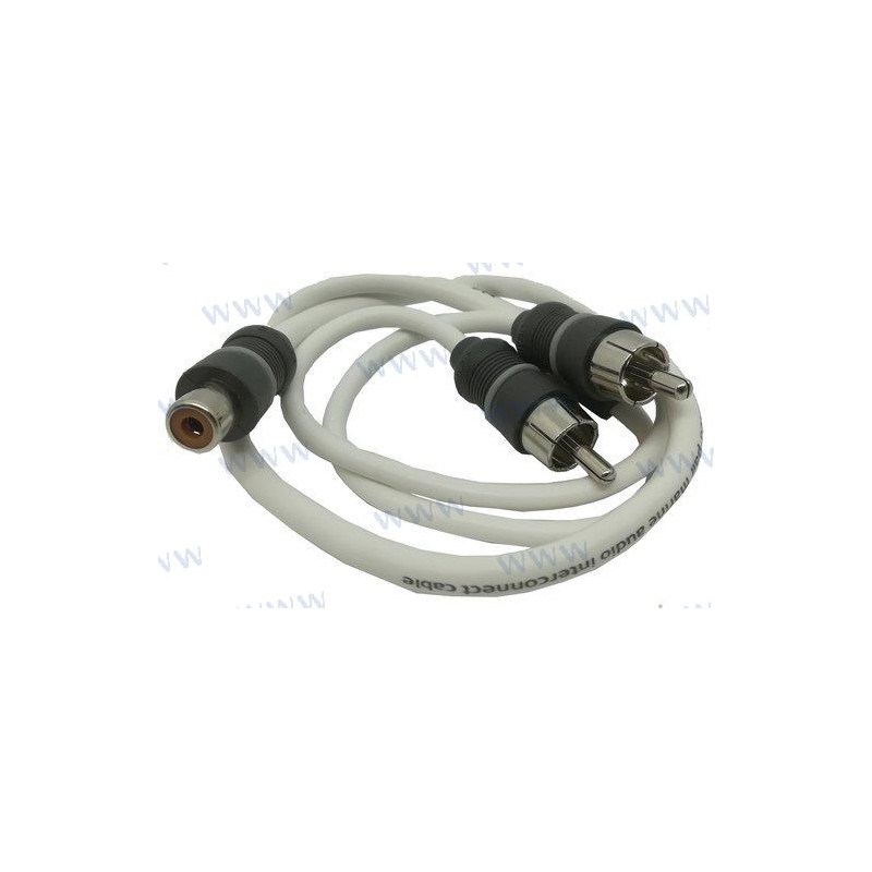 JLAUDIO CABLE AND ADAPTER 1 FEMALE TO 2