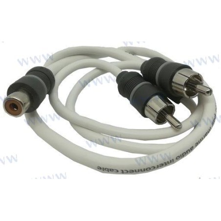 JLAUDIO CABLE AND ADAPTER 1 FEMALE TO 2