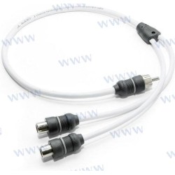 KABEL UND ADAPTER 1 MÄNNLICH AUF 2 WEIBLICHKEITEN