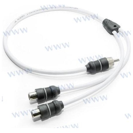 CABLE Y ADAPTADOR 1 MACHO A 2 HEMBRA