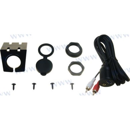 WATERPROOF USB BASE AND 3.5MM EXTENSION KAKMLC REMOTE CONTROL FOR LED 2-53 AC 0.2 52.88 25.0