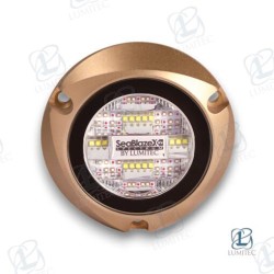 LUZ SUBMARINA BRONCE BLANCA/AZUL
